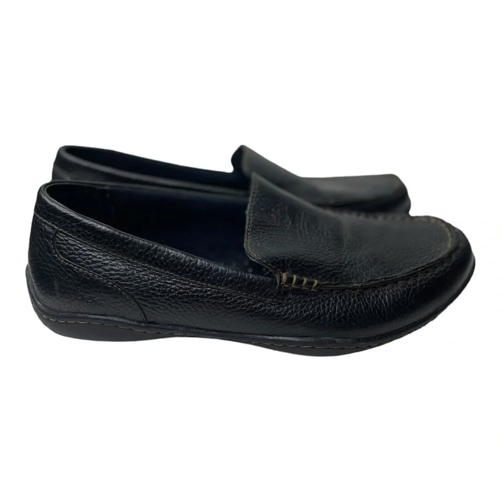 BOC Born Concept Men’s Black Leather Slip On Loafers